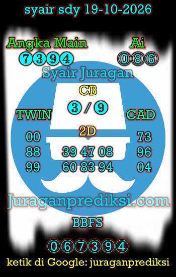 prediksi sdy 19 oktober 2026, syair sdy hari ini senin 19-10-2026, prediksi syair sydney 19 oktober 2026, prediksi sdy jp jitu dan akurat