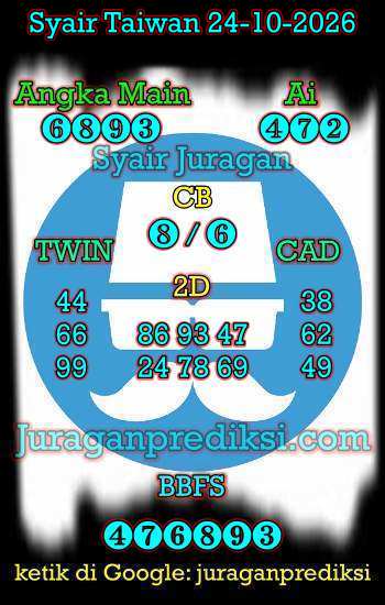 prediksi taiwan 24 oktober 2026, syair taiwan hari ini Sabtu 24-10-2026, angka keluar togel taiwan, toto jitu taiwan 24 oktober 2026 akurat